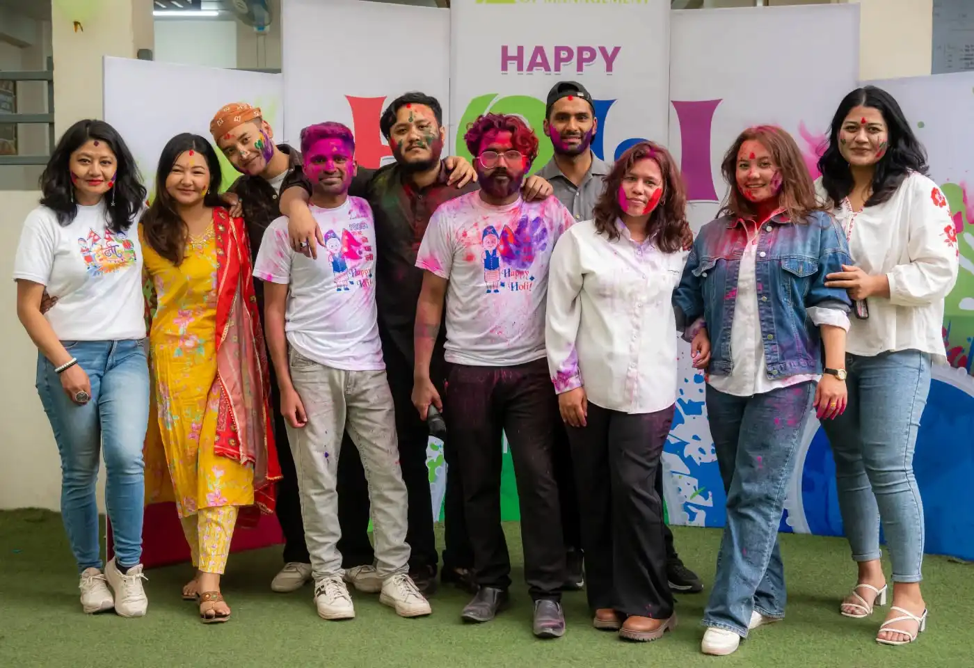 HOLI celebrations at Ace Courtyard